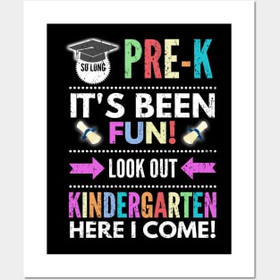 So Long PreK Look Out Kindergarten Here I Come Posters and Art